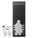 VEVOR ieroču seifs 10–12 šautenēm, garo ieroču un pistoles skapis, ātrās piekļuves šauteņu seifs ar 4 pistoles kabatām un 3 regulējamām turētāju rindām, liels digitālais seifs ar atslēgas un paroles slēdzeni