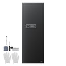 VEVOR ieroču seifs 6–8 šautenēm, garo ieroču un pistoles skapis, ātrās piekļuves šauteņu seifs ar 3 patronu nodalījumiem un 2 regulējamām turētāju rindām, liels digitālais seifs ar atslēgas un paroles slēdzeni