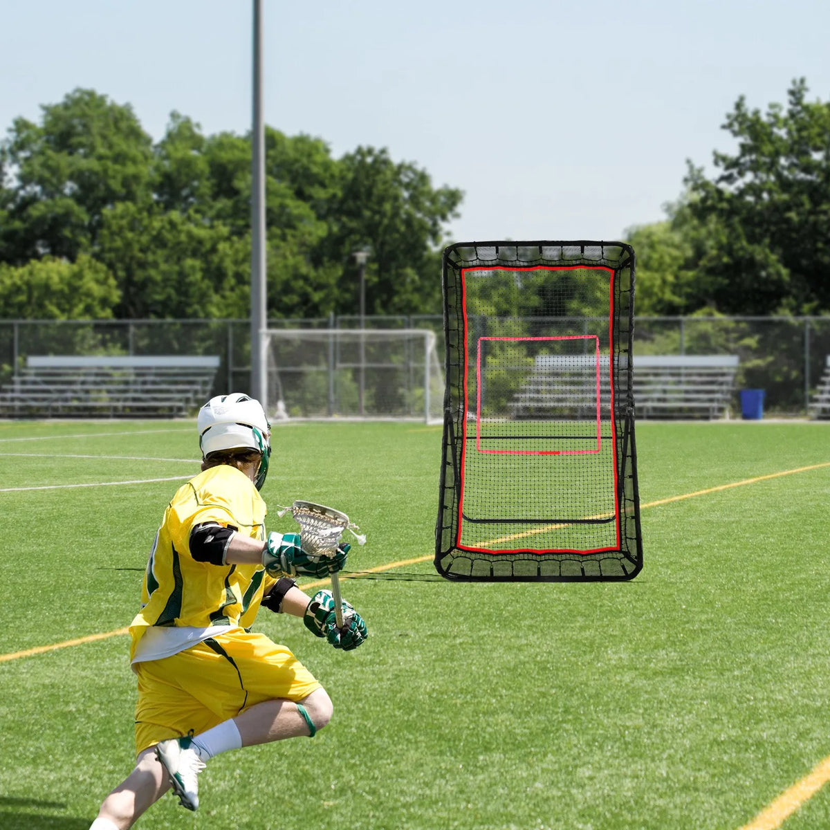 VEVOR Rebound Net 1.22 × 2.13 m with Adjustable Angle for Lacrosse, Volleyball and Baseball