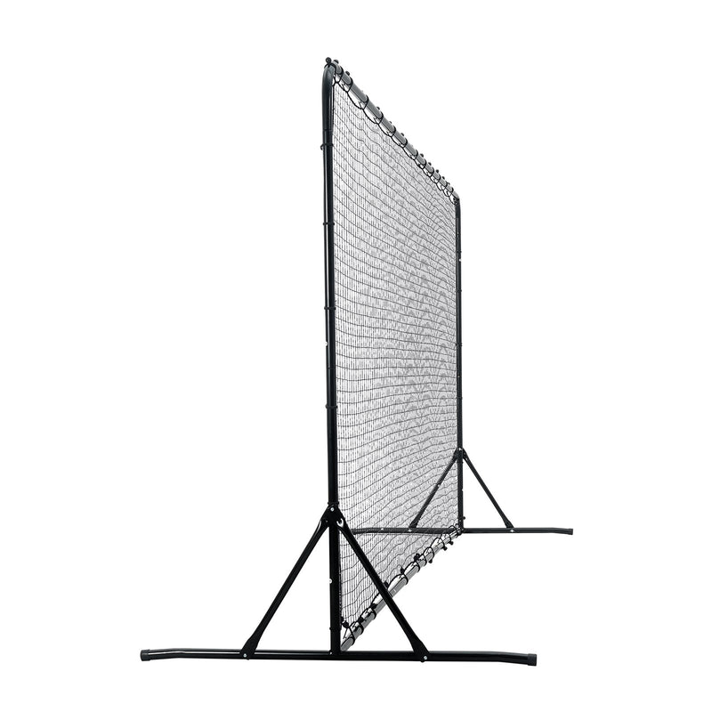 VEVOR Futbola Atsitiena Tīkls 366x183 cm – Izturīgs Dzelzs Treniņu Tīkls ar Pārnēsājamu Somu, Piemērots Futbola un Volejbola Treniņiem, Solo Praksei un Piespēļu Attīstīšanai Pagalmā