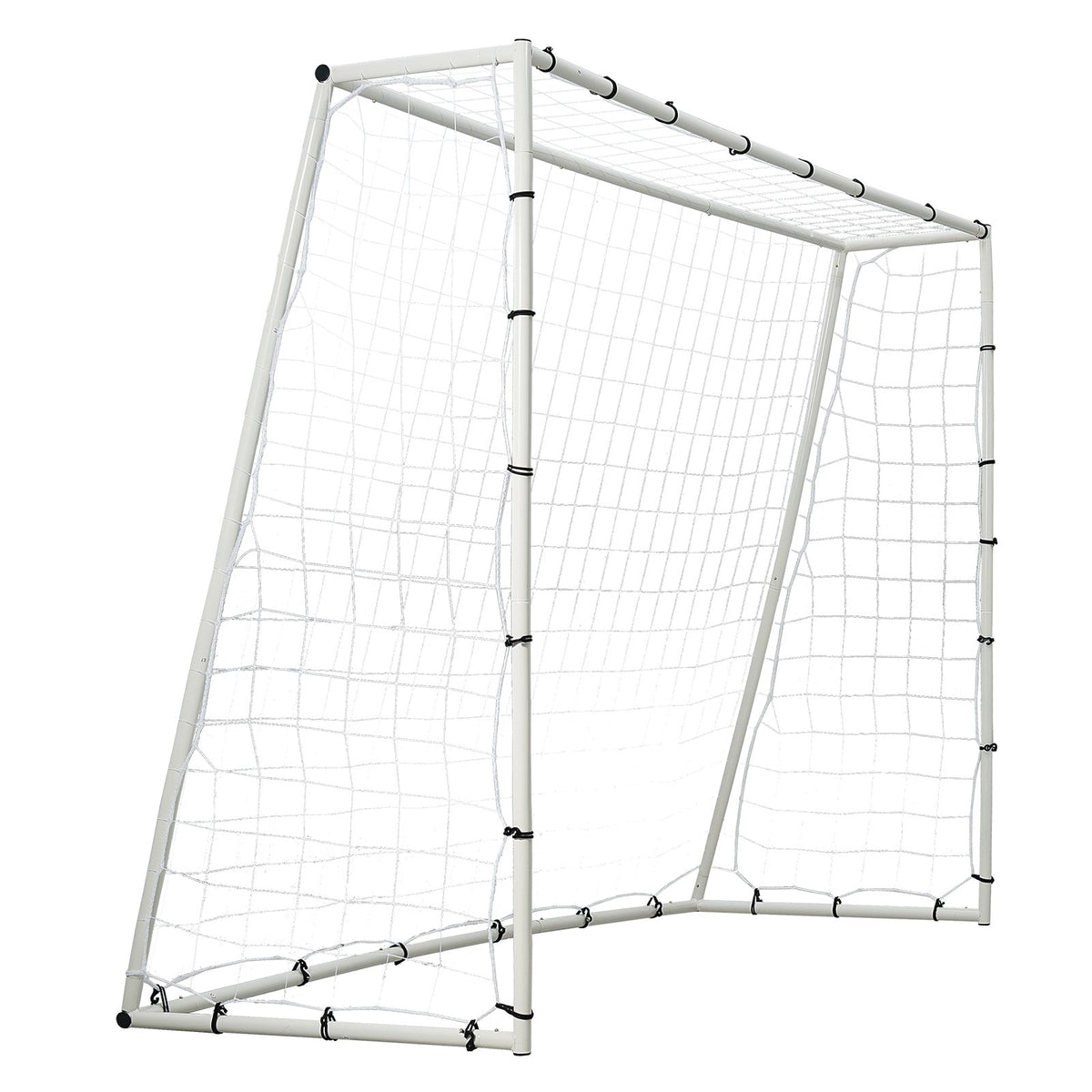 VEVOR jalgpalli põrketreener 240 × 180 cm kahepoolse võrgu ja väravaga