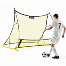 VEVOR futbola atsitiena tīkls 2 vienā, 1830 × 1085 mm, futbola treniņu vārti piespēļu, bumbas kontroles un reakcijas treniņiem, ar stiklašķiedras stieņiem un tērauda rāmi