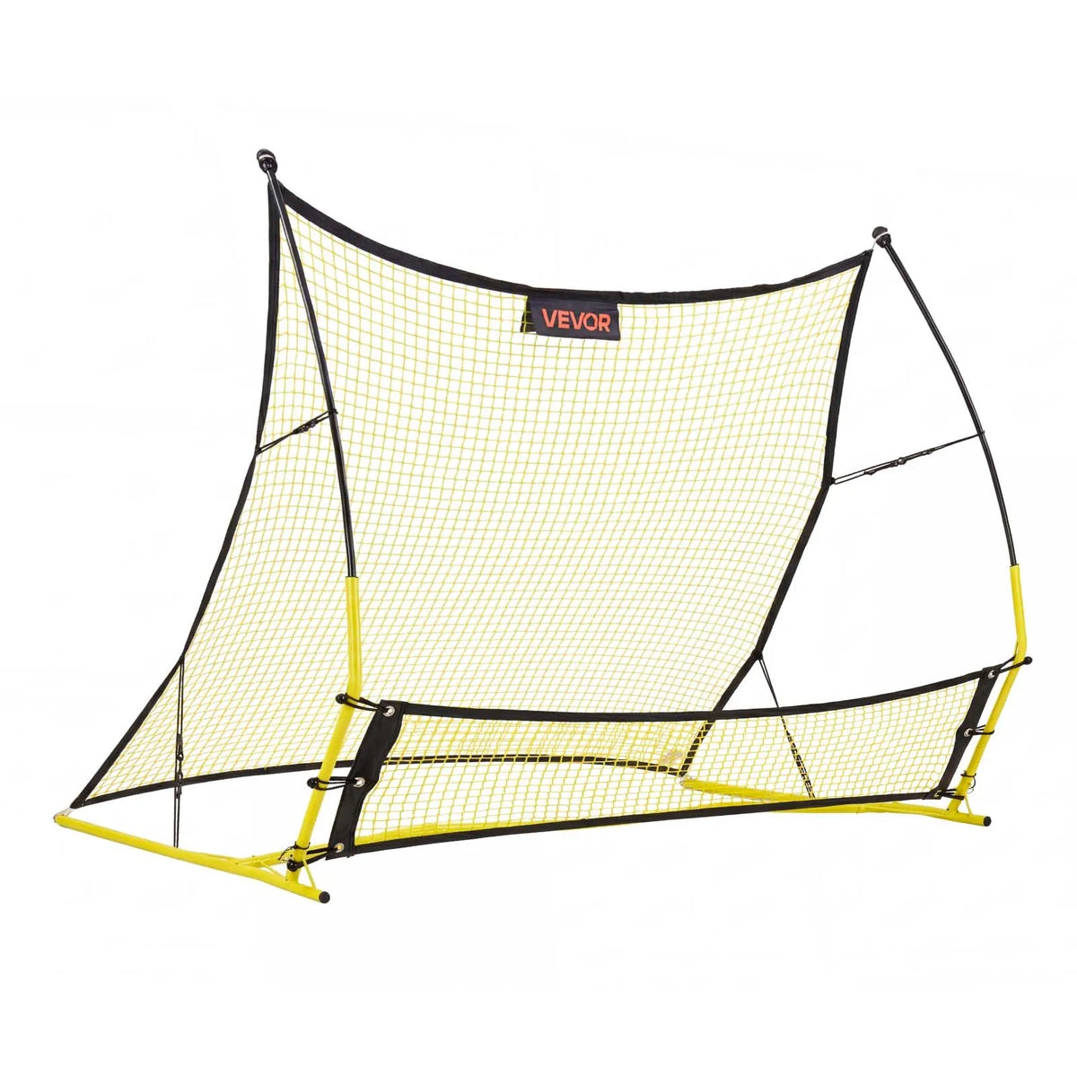 VEVOR Football Rebounder Net 2 in 1 183 × 108 cm for Passing and Ball Control Training
