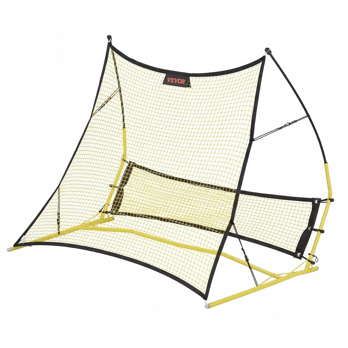 VEVOR Football Rebounder Net 2 in 1 183 × 108 cm for Passing and Ball Control Training