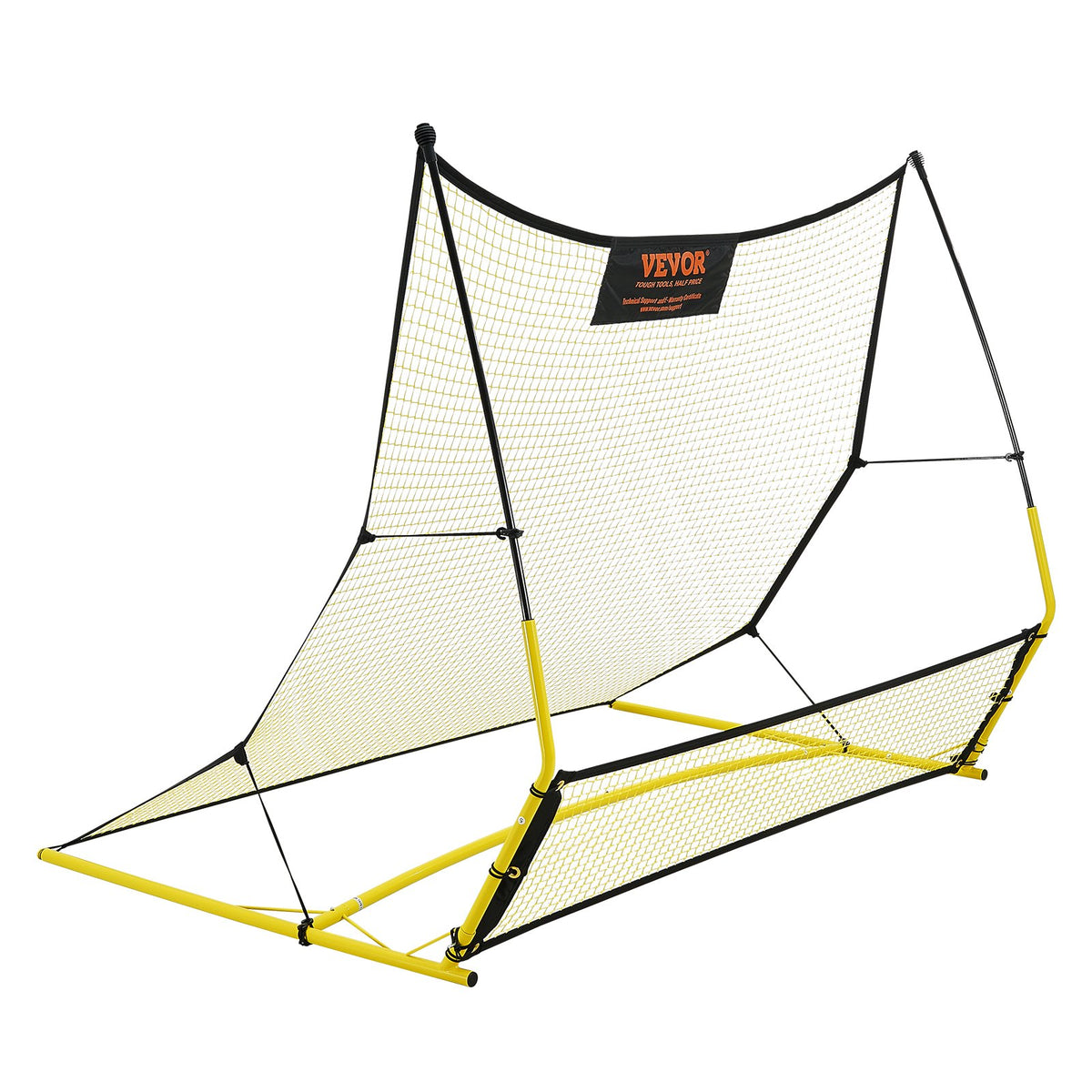 VEVOR futbola atsitiena tīkls 2 vienā, 183 × 130 cm
