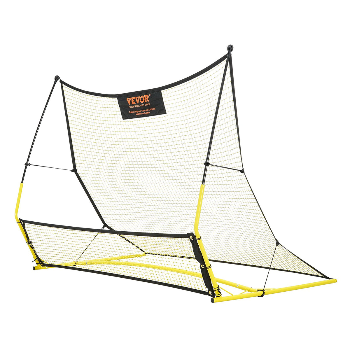 VEVOR futbola atsitiena tīkls 2 vienā, 183 × 130 cm