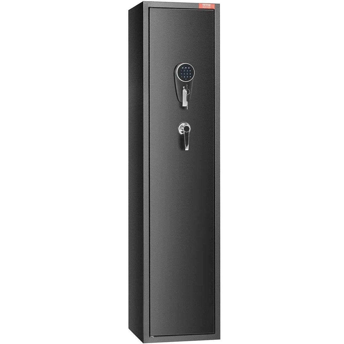 VEVOR Gun Safe for 7-8 Rifles, Rifle Safe with Digital Keypad Lock, Gun Storage Cabinet with Built-in Storage Compartment and Removable Shelf for Long Guns and Pistol Storage at Home