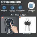 VEVOR ieroču seifs – Seifs šautenēm ar digitālo tastatūru un slēdzeni, 5 šauteņu uzglabāšanas skapis