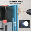 VEVOR ieroču seifs – Seifs šautenēm ar digitālo tastatūru un slēdzeni, 5 šauteņu uzglabāšanas skapis