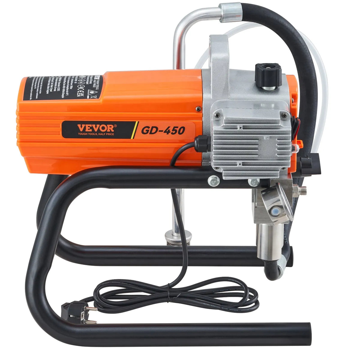 Augstspiediena bezgaisa sienu krāsošanas pistole - 1500 W