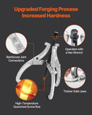 VEVOR zobratu noņēmēju komplekts, 76,2 / 101,6 / 152,4 / 203,2 mm 3-žokļu gultņu noņēmēji ar apgriežamiem žokļiem, 2-žokļu / 3-žokļu skriemeļu noņēmējs, 4 gab. gultņu noņēmēju instrumentu komplekts skriemeļu, zobratu, gultņu un spararatu demontāžai.