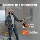 Stacionāra bezgaisa krāsošanas pistole, 0,65 kW (7/8 ZS) elektriskā krāsošanas iekārta, 200 bar augstas jaudas modelis ar pagarinājuma stieni un tīrīšanas komplektu, piemērota iekštelpu un āra mēbelēm, žogiem, mājām un skapjiem