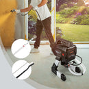 Stacionāra bezgaisa krāsošanas pistole, 0,65 kW (7/8 ZS) elektriskā krāsošanas iekārta, 200 bar augstas jaudas modelis ar pagarinājuma stieni un tīrīšanas komplektu, piemērota iekštelpu un āra mēbelēm, žogiem, mājām un skapjiem