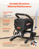 Grīdas tipa bezgaisa elektriskā krāsošanas iekārta 650 W, 206 bar spiediens