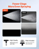 VEVOR statīva tipa bezgaisa krāsas smidzinātājs, 650 W, 20,7 MPa augstspiediena bezgaisa krāsošanas iekārta ar ratiņiem, tīrīšanas birsti, šļūteni, pagarinājuma kātu un sprauslām, elektriskā krāsošanas iekārta mājas iekšdarbiem un ārdarbiem