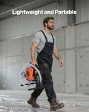 VEVOR bezgaisa krāsošanas smidzinātājs uz statīva, 900 W, augstspiediena krāsas smidzinātājs līdz 227 bar, komplektā šļūtene, pagarinājuma stienis, sprauslas un tīrīšanas birste, paredzēts iekštelpu un āra krāsošanai, mājai un žogiem