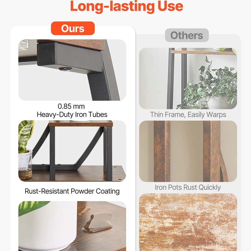 VEVOR 9 līmeņu iekštelpu augu statīvs ar audzēšanas gaismām, 160 cm liektas formas metāla stūra plaukts ar taimeri un 10 spilgtuma līmeņiem, augu un ziedu ekspozīcijas statīvs dzīvojamai istabai un balkonam