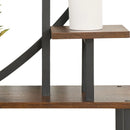 VEVOR iekštelpu augu statīvs ar audzēšanas apgaismojumu, 166,5 cm augsts, 7 līmeņu pusmēness formas metāla plaukts (2 gab. komplekts) ar taimera funkciju (3 režīmi) un 10 spilgtuma līmeņiem, piemērots ziedu un augu ekspozīcijai dzīvojamā telpā.