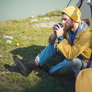 42_VEVOR vīriešu militārie taktiskie zābaki, 152 mm kaujas un pārgājienu darba zābaki, viegli, elpojoši un izturīgi motociklu zābaki āra drošībai un alpīnismam, ES izmērs 42