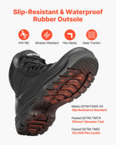 44.5_VEVOR vīriešu militārie taktiskie zābaki, 152 mm kaujas un pārgājienu darba zābaki, viegli, elpojoši un izturīgi motociklu zābaki āra drošībai un alpīnismam, ES izmērs 44,5