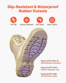 43_VEVOR vīriešu militārie taktiskie zābaki, 203 mm kaujas un pārgājienu darba zābaki ar sānu rāvējslēdzēju, viegli, elpojoši un izturīgi motociklu zābaki āra drošībai, smilšu krāsa, ES izmērs 43