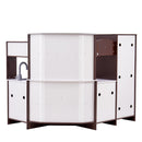 VEVOR bērnu virtuves rotaļu komplekts - 24 gab. kulinārijas piederumu komplekts, brūns