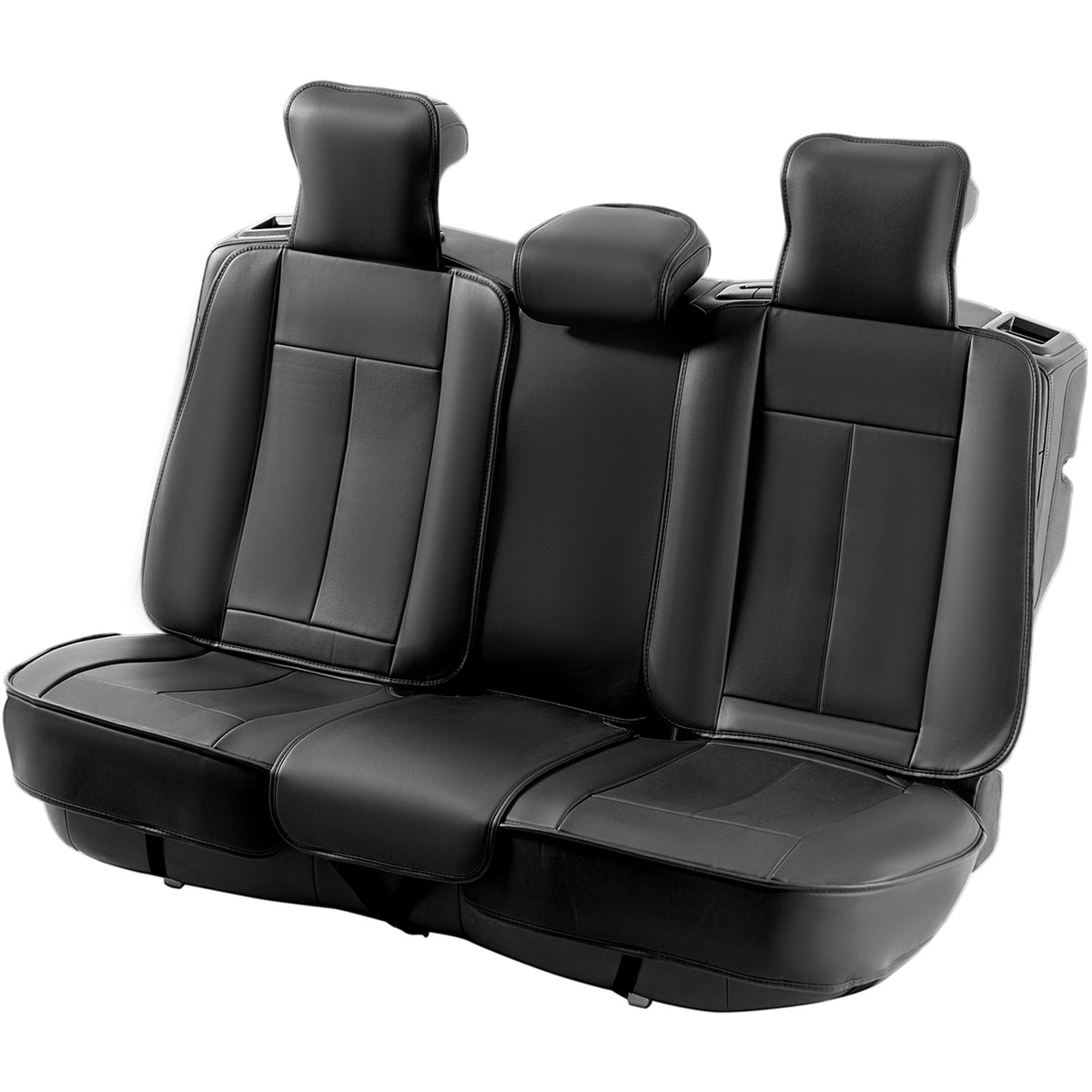 VEVOR Universal Car Seat Covers, 13 Pieces, Full Set for Front and Rear Seats, Artificial Leather, Full Coverage, Compatible with Airbags and Removable Headrests, Suitable for Cars, SUVs and Vans
