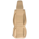 VEVOR Universāli Sēdekļu Pārvalki, 2 Gabali, Mākslīgā Āda, Pus-iepakojuma Dizains, Noņemams Galvas Balsts, Gaisa Spilveniem Saderīgi, Piemēroti Lielākajai Daļai Automašīnu, SUV un Kravas Automašīnu, Smilškrāsa