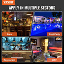 VEVOR LED Apgaismota Alkohola Pudeļu Plaukta Bāra Vitrina, 40 см, 4-х дюймовый, с панелью для чтения