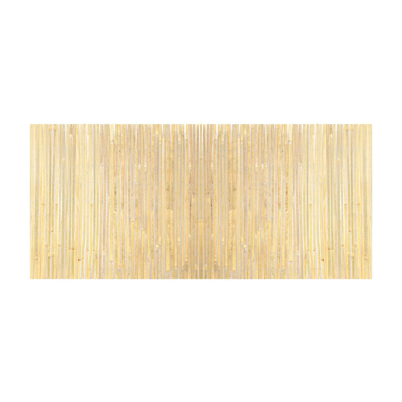 Dabīgais bambusa līstu siets, videi draudzīgs privātuma žogs 91 x 598 cm, dekoratīvs bambusa panelis dārzam, pagalmam, balkonam, terasei, pie baseina