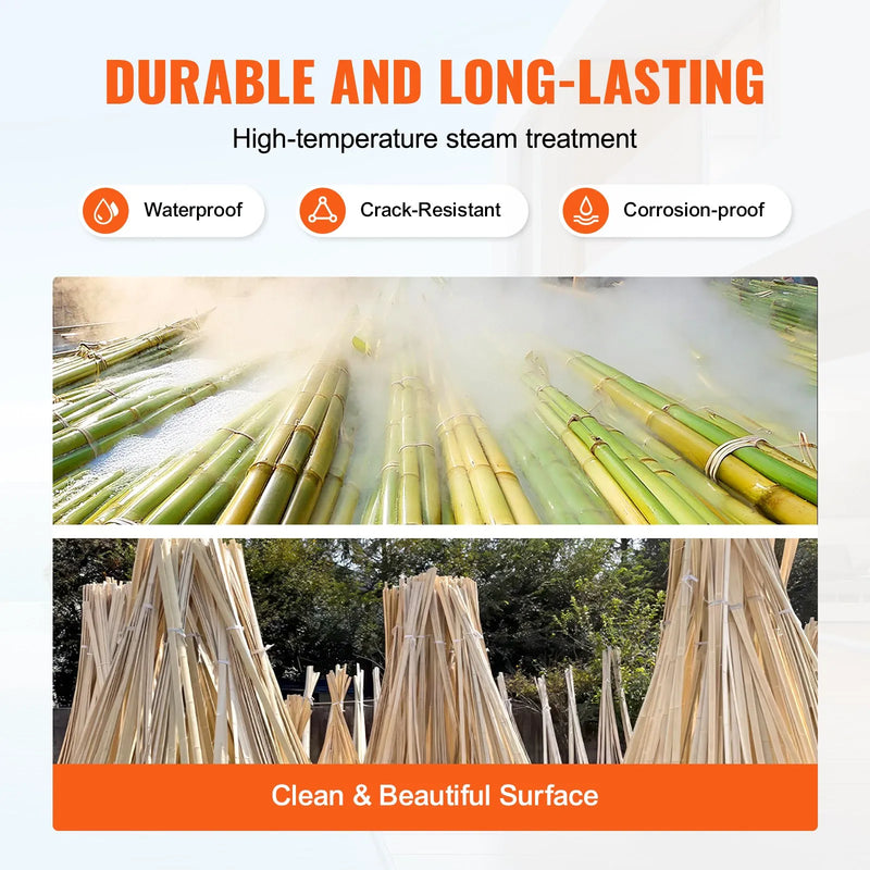 Bambusa žogs 1,8 × 4,8 м privātumam un nožogošanai