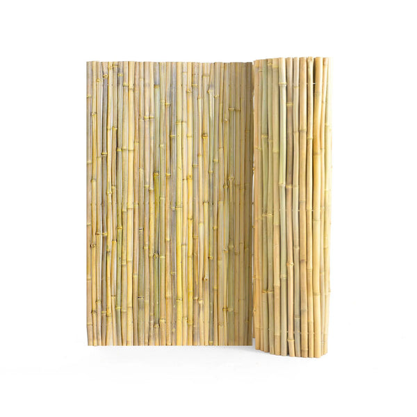 Dabīgais veltais bambusa žogs 122 × 244 × 1,9 cm