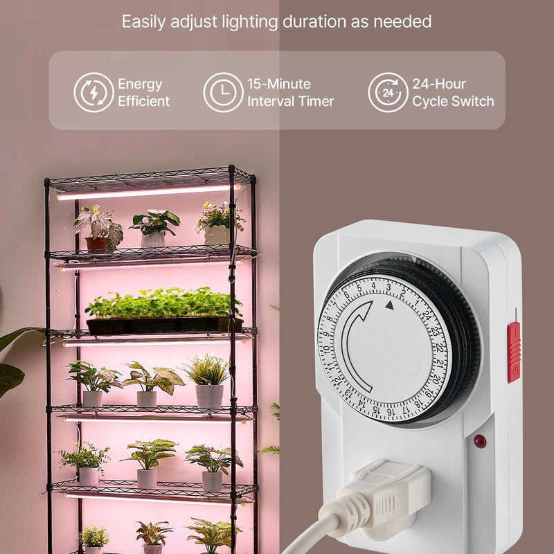 VEVOR 6 līmeņu iekštelpu augu plaukts ar riteņiem un taimeri, 180 cm metāla statīvs ar pilna spektra 150 W 3800 K audzēšanas gaismām, piemērots dīgstu audzēšanai