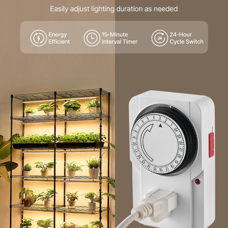 VEVOR 6 līmeņu divrindu augu plaukts ar riteņiem un taimeri, 180 cm metāla statīvs ar 200 W pilna spektra audzēšanas gaismām, piemērots dīgstu audzēšanai