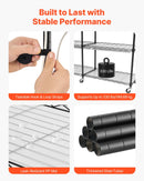 VEVOR 6 līmeņu divrindu augu plaukts ar riteņiem un taimeri, 180 cm metāla statīvs ar 200 W pilna spektra audzēšanas gaismām, piemērots dīgstu audzēšanai