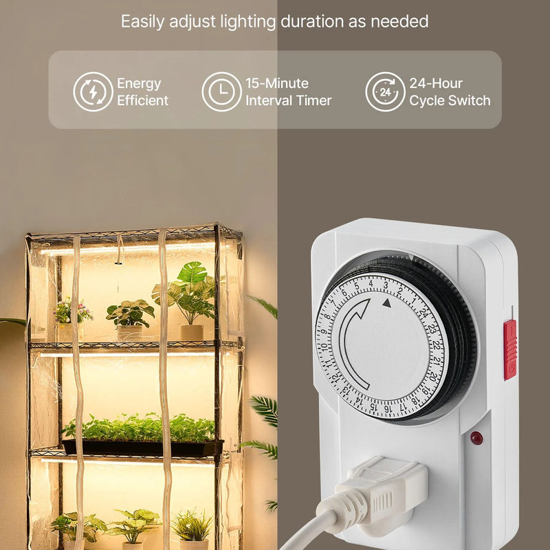 VEVOR 4 līmeņu iekštelpu siltumnīca ar caurspīdīgu pārsegu, taimeri un higrometru, 150 cm metāla augu plaukts ar 180 W pilna spektra audzēšanas gaismām iekštelpu augiem