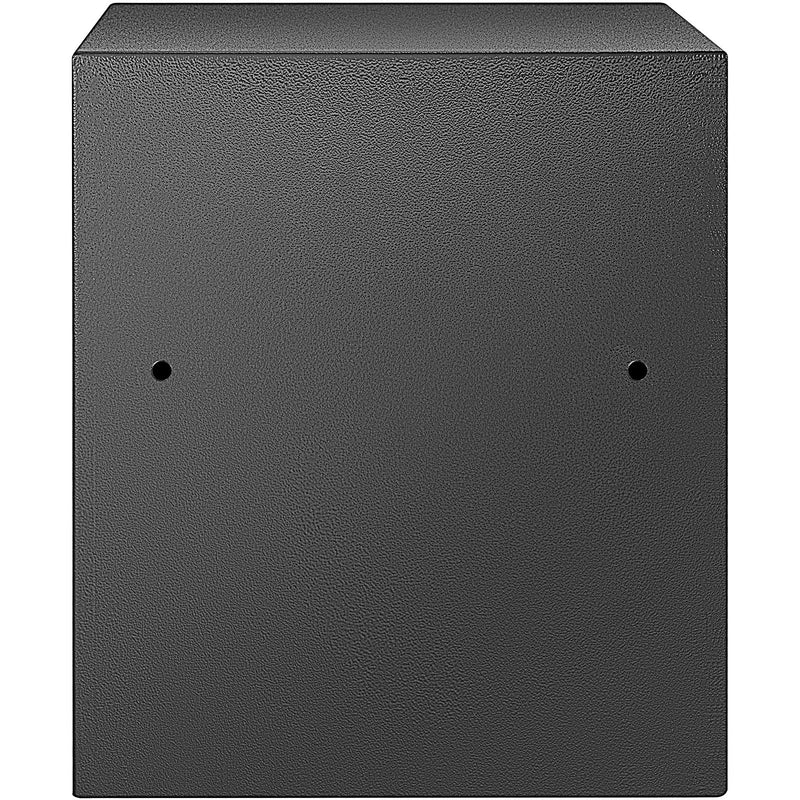 VEVOR seifs, 48 litri, naudas seifs ar pirkstu nospiedumu slēdzeni un digitālo tastatūru, ugunsdrošs mājas seifs ar noņemamu plauktu, stiprināms pie sienas, paredzēts skaidrai naudai, pulksteņiem, pasēm, dokumentiem, krāsā – melns.