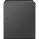 VEVOR seifs, 48 litri, naudas seifs ar pirkstu nospiedumu slēdzeni un digitālo tastatūru, ugunsdrošs mājas seifs ar noņemamu plauktu, stiprināms pie sienas, paredzēts skaidrai naudai, pulksteņiem, pasēm, dokumentiem, krāsā – melns.