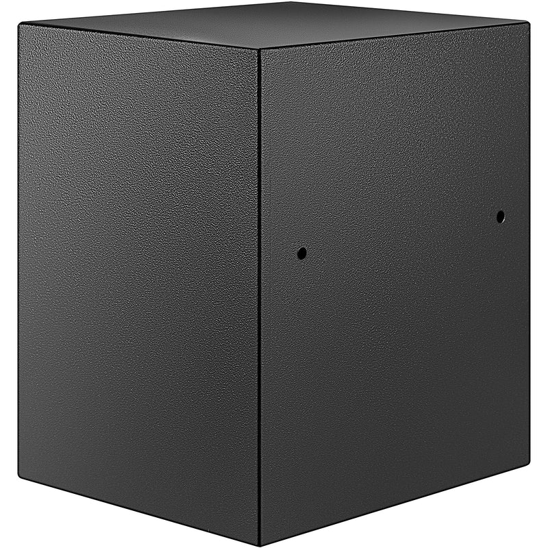 VEVOR seifs, 48 litri, naudas seifs ar pirkstu nospiedumu slēdzeni un digitālo tastatūru, ugunsdrošs mājas seifs ar noņemamu plauktu, stiprināms pie sienas, paredzēts skaidrai naudai, pulksteņiem, pasēm, dokumentiem, krāsā – melns.