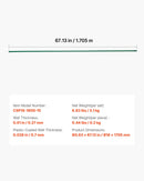 VEVOR dārza balsta mieti augiem, 15 gab., 1705 mm, plastmasas pārklājuma metāla tomātu mieti ar smailu galu un neslīdošiem izciļņiem kāpelējošu augu un dārzeņu balstīšanai ārā