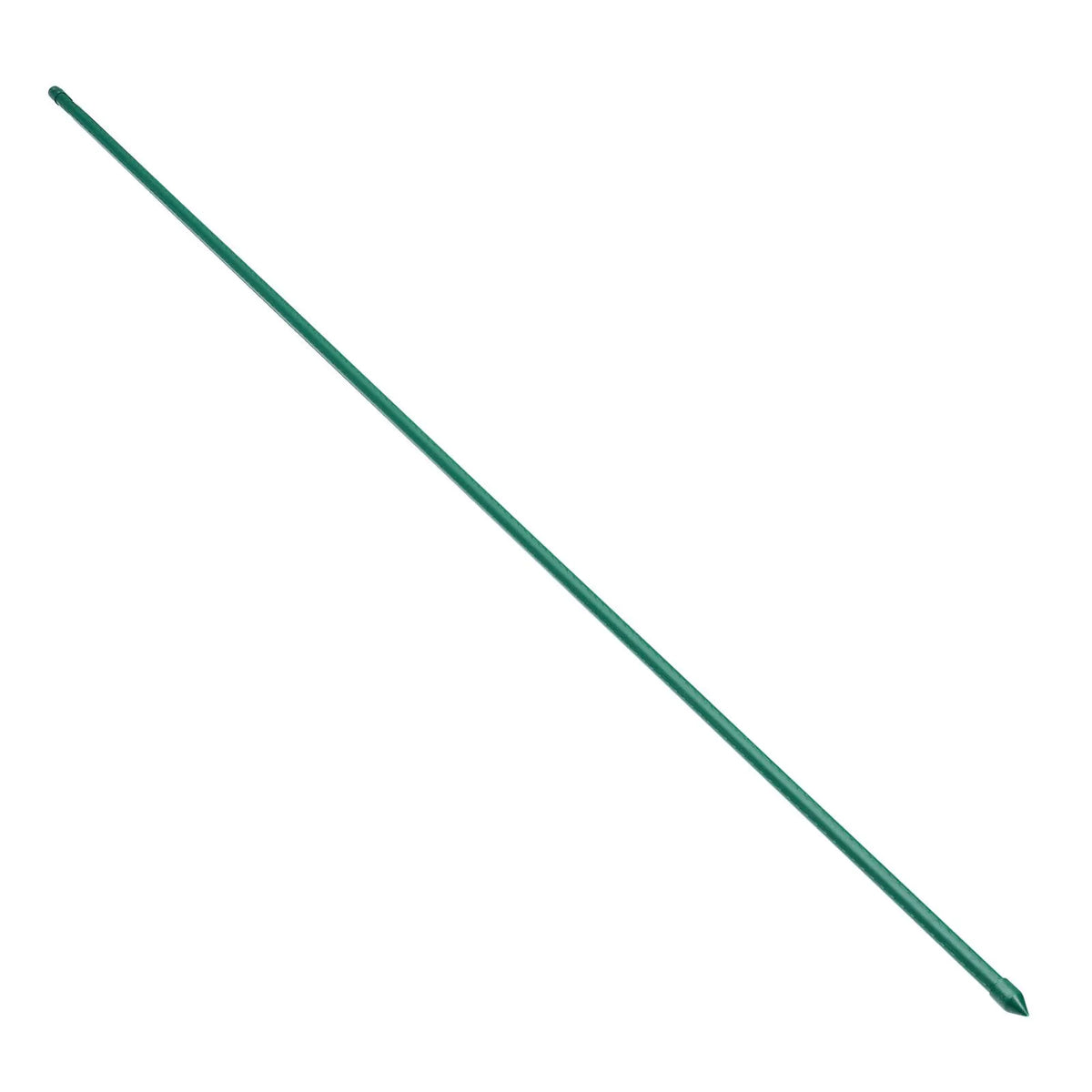 VEVOR dārza balsta mieti augiem, 25 gab., 2100 mm, plastmasas pārklājuma metāla tomātu mieti ar smailu galu un neslīdošiem izciļņiem kāpelējošu augu un dārzeņu balstīšanai ārā