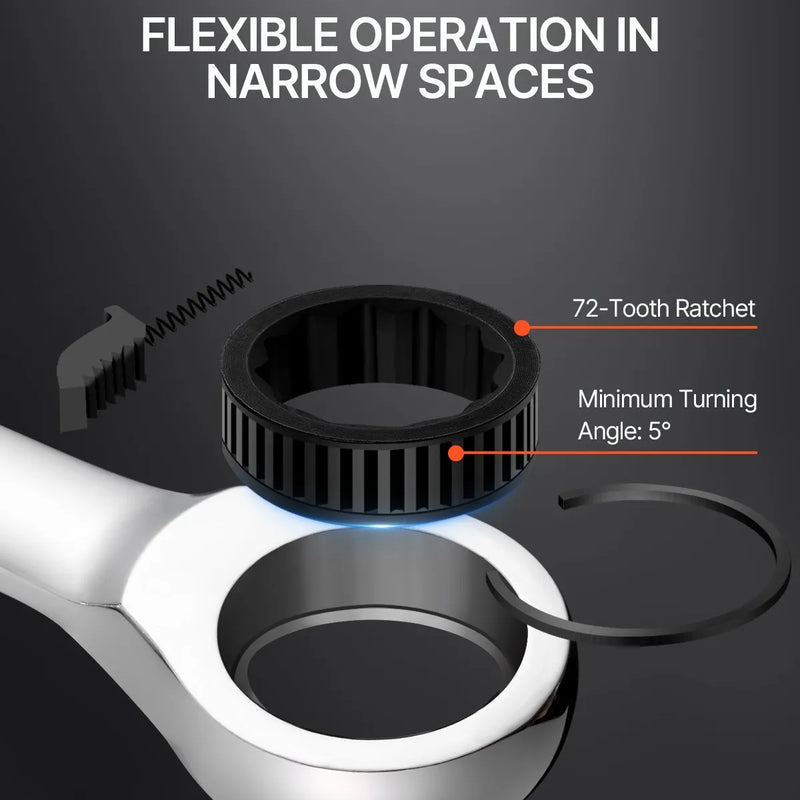 30 gab. atslēgu komplekts (metriskās 8-24 mm) ar organizatoru