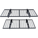 Uzglabāšanas plaukti 2 gab. 22 x 61 cm pie sienas stiprināmi 114 kg, metāla