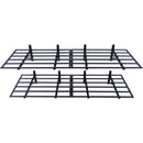 Uzglabāšanas plaukti 2 gab. 183 × 61 cm pie sienas stiprināmi smagās slodzes garāžas plaukti 726 kg