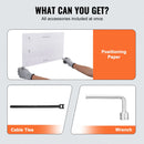 Uzglabāšanas plaukti 2 gab. 183 × 61 cm pie sienas stiprināmi smagās slodzes garāžas plaukti 726 kg