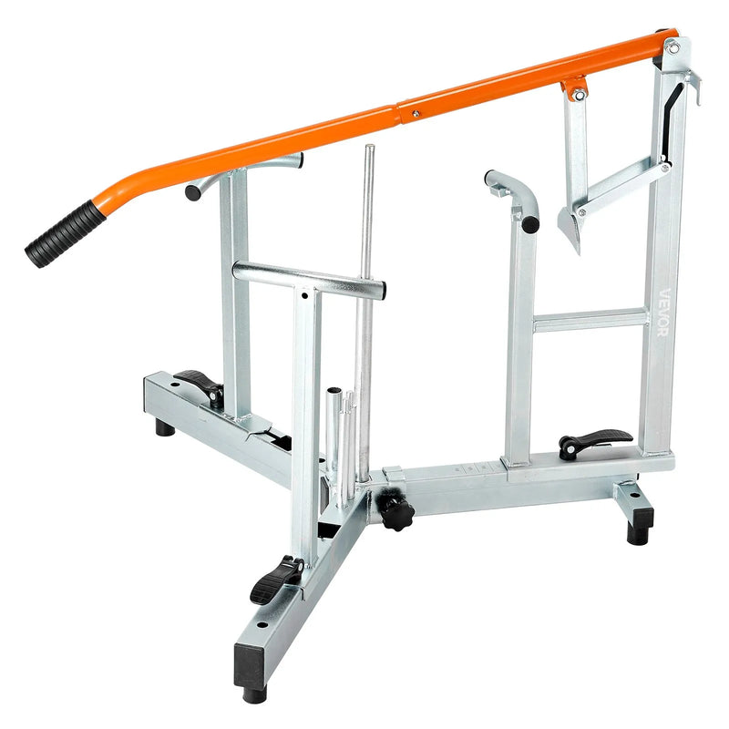 VEVOR motocikla un dual-sport riepu montāžas iekārta 406–533 mm riteņiem, 15/17/20/25 mm asīm, smagās klases riepu maiņas komplekts ar bortu atdalītāju, montāžas svirām, aizsarguzmavām un uzglabāšanas somu