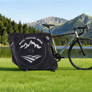 VEVOR šosejas velosipēda transportēšanas soma ar TSA slēdzeni un dubulto rāvējslēdzēju, piemērota velosipēdiem ar riteņu bāzi 94–106 cm, melna, ceļošanai ar lidmašīnu, automašīnu, vilcienu un sabiedrisko transportu - ZEMLETES.LV