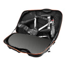 VEVOR velosipēda transportēšanas soma ar EVA cieto apvalku, ātrās atbrīvošanas sprādzes, dubultais rāvējslēdzējs, TSA slēdzene un riteņi, piemērota 700C šosejas velosipēdam, melna - ZEMLETES.LV