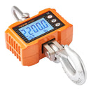 VEVOR Digitālie celtņa svari 1000 kg, industriālie piekaramie svari ar tālvadības pulti, alumīnija korpusu un LCD ekrānu, augstas precizitātes svari būvniecībai, rūpniecībai, saimniecībai un medībām, oranži