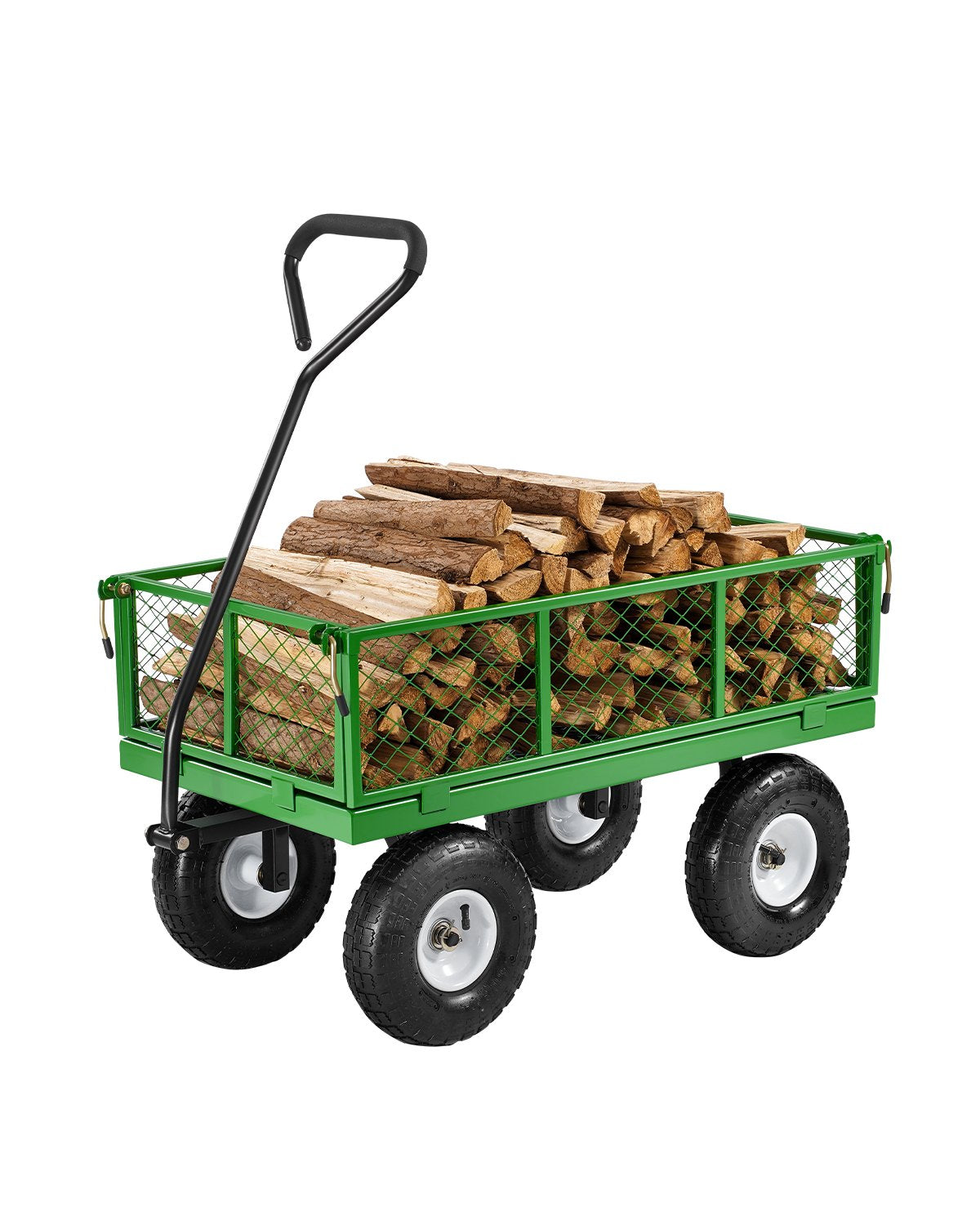 VEVOR Tērauda dārza ratiņi, 308 kg kravnesība, smagsvara modelis, 25 cm riepas